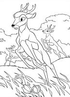 kolorowanki Bambi Disney malowanki do wydruku numer 40